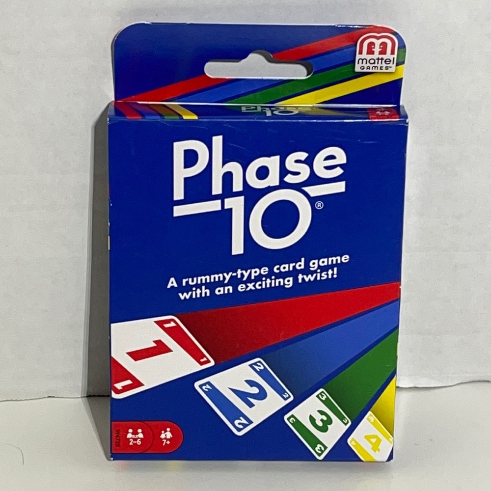 Mattel Games Phase 10 2-6 Player Card Game for Ages 7+